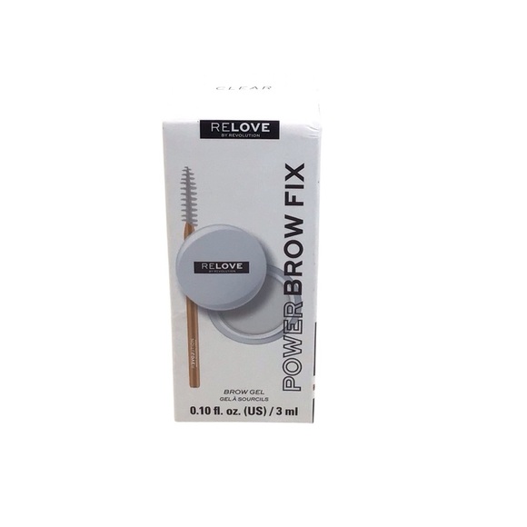 Relove by Revolution Power Brow Fix - Clear Brow Gel | .10fl oz - Picture 4 of 10